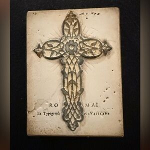 Sid Dickens T-300 “Medieval Cross” memory block tile.